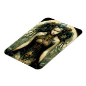 Organic Tech Woman Fantasy Sci-Fi Magneet (Linkerzijde)