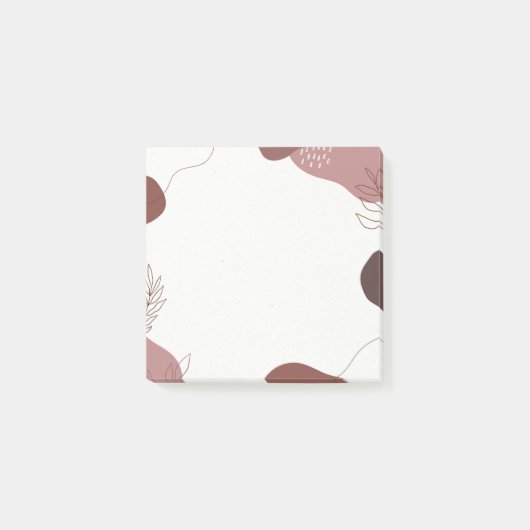 Organic Terracota Post-it Notes (Voorkant)