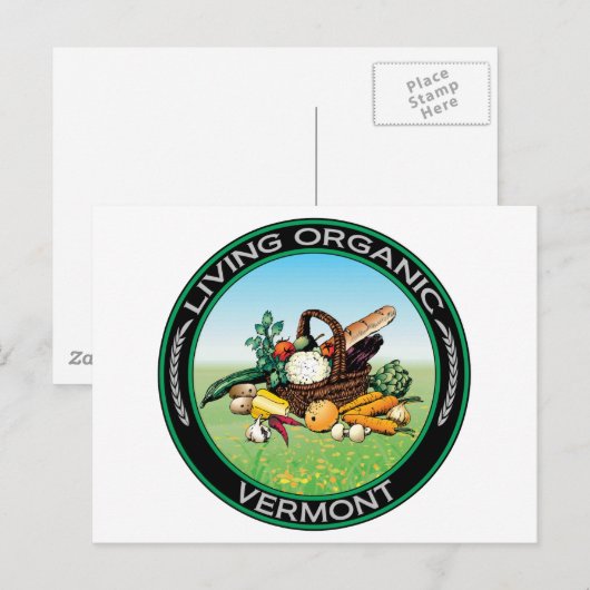 Organic Vermont Briefkaart (Voorkant / Achterkant)