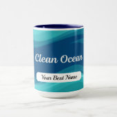 Organic Wave Mug Mok (Midden)