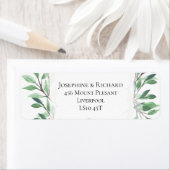 Organic Woodland  Wreath Etiket (Insitu)