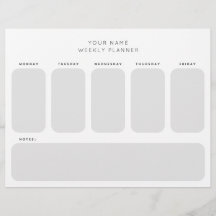 Organisatie voor werkweek planning Kantoor