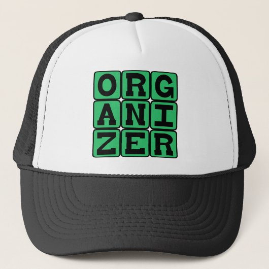 Organisator, aanstichter trucker pet (Voorkant)
