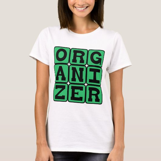 Organisator, aanvoerder t-shirt (Voorkant)