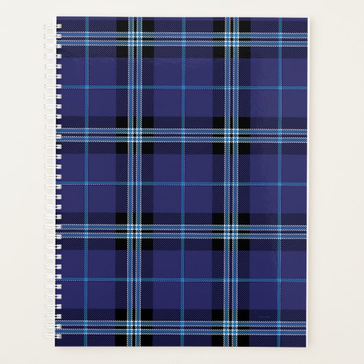 ORGANISATOR BLUE PLAID PLANNER (Voorkant)