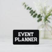 Organisator Event Planner Visitekaartje (Staand voorkant)