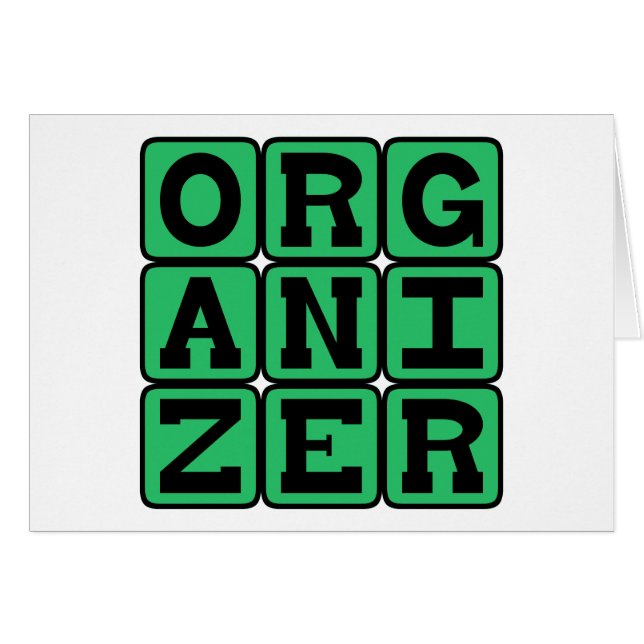 Organisator, Ringleader (Voorkant Horizontaal)