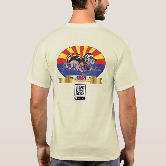 Organisator van de Mannen van het Jaar T-shirt (Achterkant)