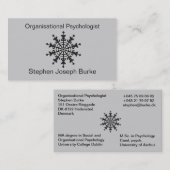 Organisatorische psycholoog - Stephen Joseph Burke Visitekaartje (Voorkant / Achterkant)