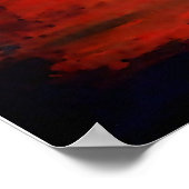 Organisch Abstract Art Print Poster (Hoek)