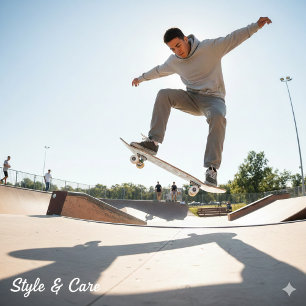 Organisch Abstract bladontwerp Persoonlijk Skateboard