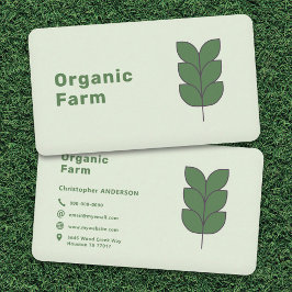 Organisch Boerderij Visitekaartje