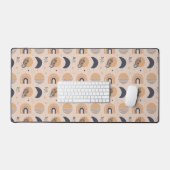 Organisch Boho-patroon Bureaumat (Keyboard & Muis)