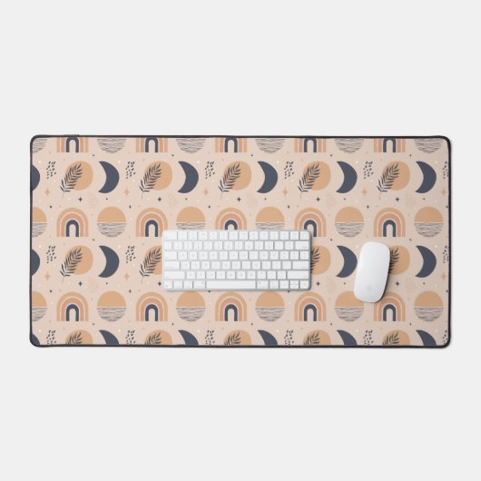 Organisch Boho-patroon Bureaumat (Keyboard & Muis)