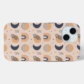 Organisch Boho-patroon Case-Mate iPhone Case (Achterkant (horizontaal))
