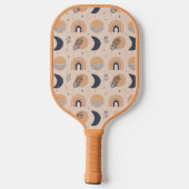 Organisch Boho-patroon Pickleball Paddle (Achterkant)