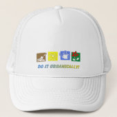 Organisch doen trucker pet (Voorkant)