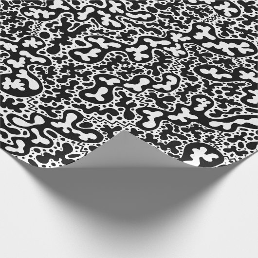 Organisch kunst inpakpapier (Hoek)