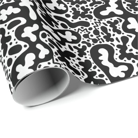 Organisch kunst inpakpapier (Rol Hoek)