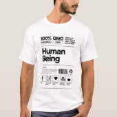 Organisch Menselijk Wezen 100% Organisch, GMO-vrij T-shirt (Voorkant)
