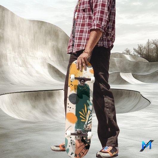 Organisch minimalistisch - Earth Botanical Persoonlijk Skateboard