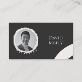 Organisch minimalistisch met QR-code Visitekaartje