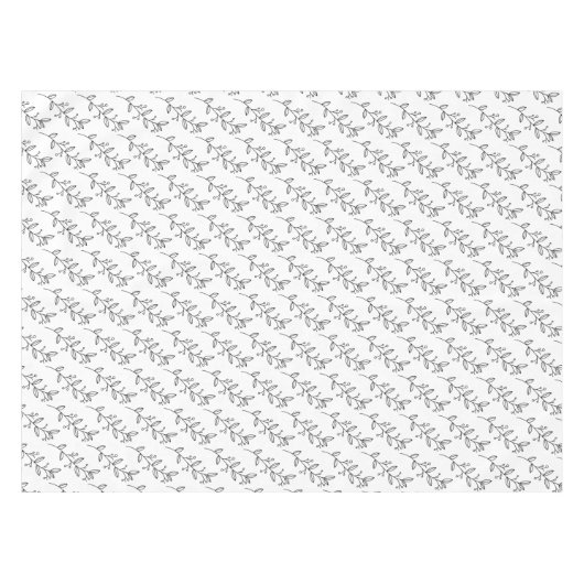 Organisch minimalistisch natuurlijk bruiloft ONTWE Tafelkleed (Voorkant (Horizontaal))