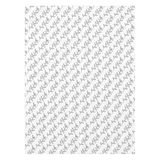 Organisch minimalistisch natuurlijk bruiloft ONTWE Tafelkleed (Voorkant)