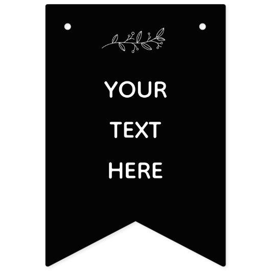 Organisch minimalistisch natuurlijk huwelijk Silve Vlaggetjes (Tweede vlag)