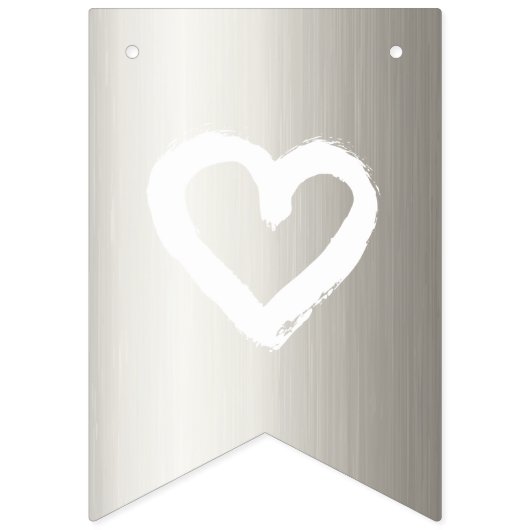 Organisch minimalistisch natuurlijk huwelijk Silve Vlaggetjes (Derde vlag)