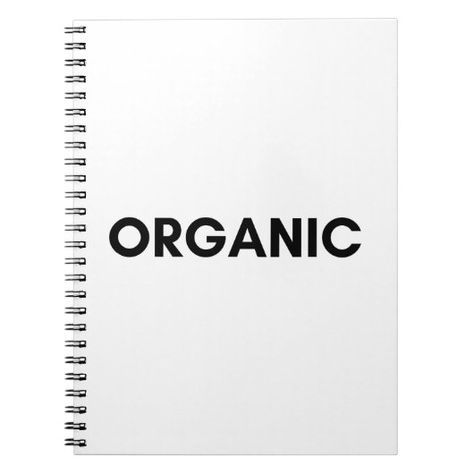 organisch notitieboek (Voorkant)