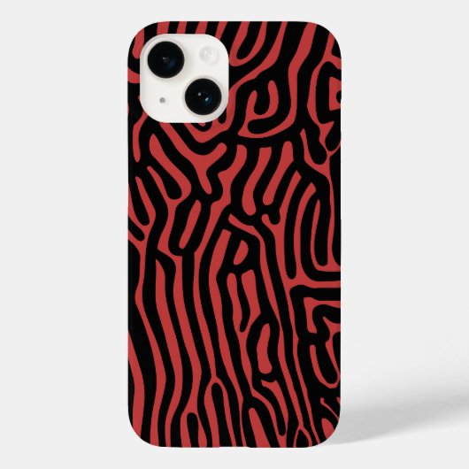 organisch patroon abstracte achtergrond textuur na Case-Mate iPhone case (Achterkant)