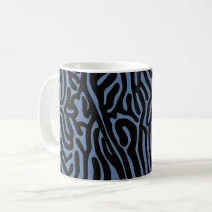organisch patroon abstracte achtergrond textuur na koffiemok