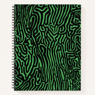 organisch patroon abstracte achtergrond textuur na notitieboek