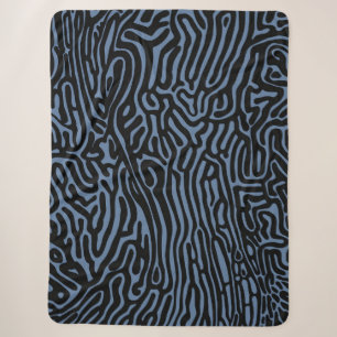 organisch patroon abstracte achtergrond textuur na sherpa deken