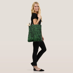 organisch patroon abstracte achtergrond textuur na tote bag