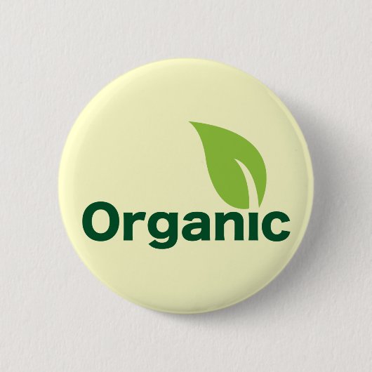 Organisch Ronde Button 5,7 Cm (Voorkant)