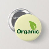 Organisch Ronde Button 5,7 Cm (Voorkant /achterkant)
