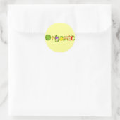 Organisch Ronde Sticker (Tas)