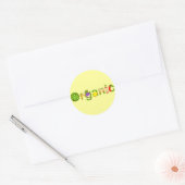 Organisch Ronde Sticker (Envelop)