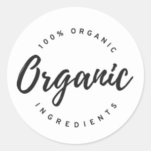 Organisch Ronde Sticker