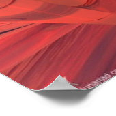 Organisch - rood poster (Hoek)