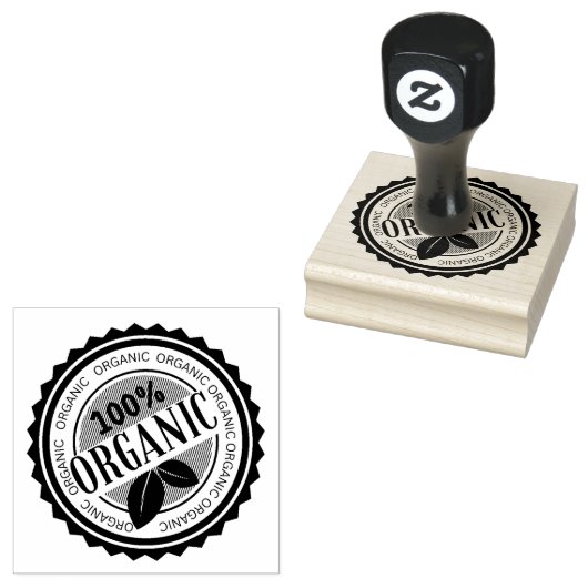 ORGANISCH RUBBERSTEMPEL (Gestempeld)