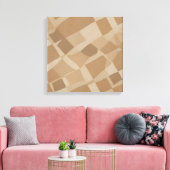 Organisch schaakbord – Modern Abstract Canvas Afdruk (Insitu (Woonkamer))