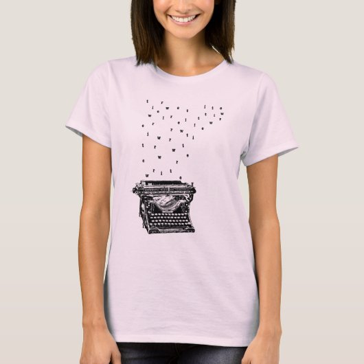 Organisch T-shirt schrijven (Voorkant)