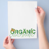 Organisch teken flyer (Hand)
