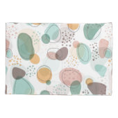 Organisch vormt een modern naadloos patroon kussensloop (Achterkant-Links)