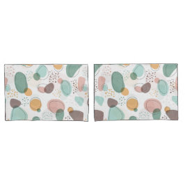 Organisch vormt een modern naadloos patroon kussensloop