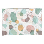 Organisch vormt een modern naadloos patroon kussensloop (Voorkant-Rechts)