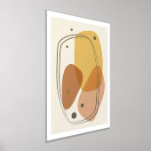 Organisch vormt modern poster (Laagn)